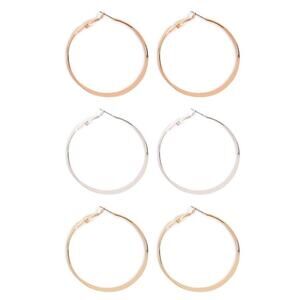 Forever 21  Hoop Earrings Set 3 Pairs